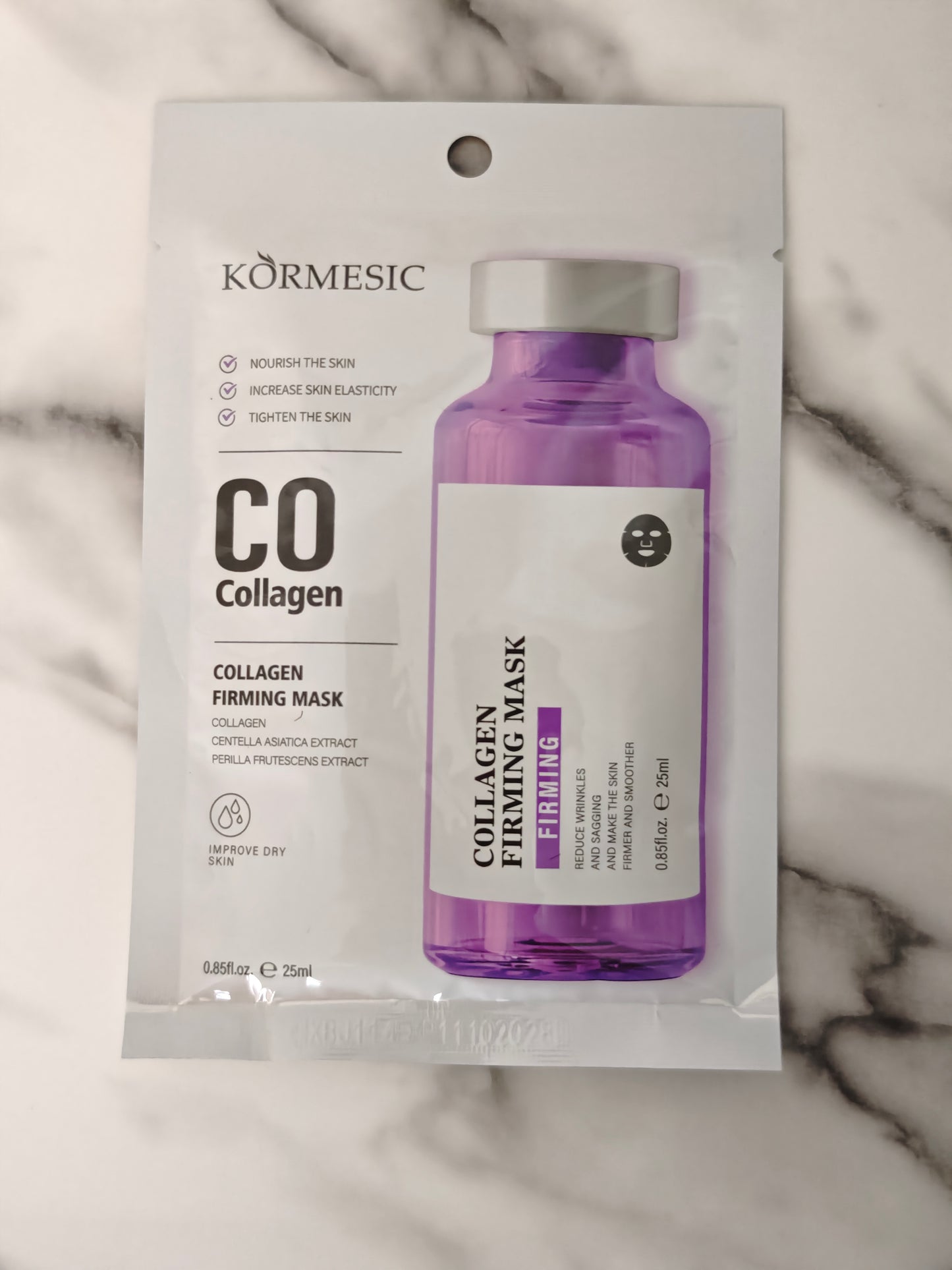 Mascarilla en velo de colageno