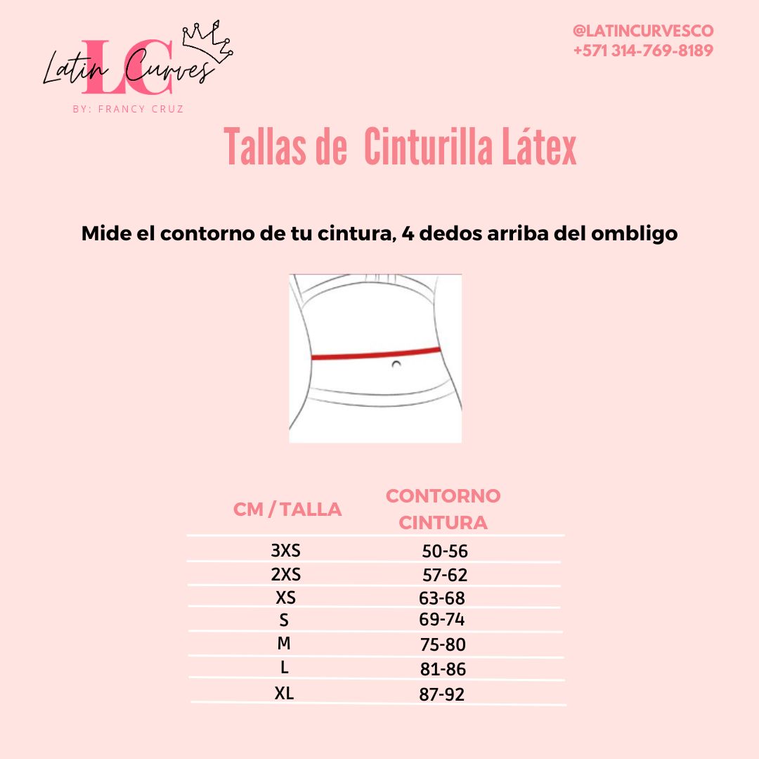 FAJA CINTURILLA LÁTEX 11 VARILLAS